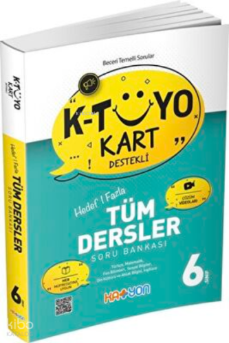 Katyon 6. Sınıf K-Tüyo Kart Destekli Tüm Dersler Soru Bankası