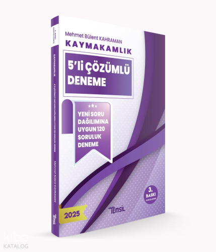 Kaymakamlık 5'li Çözümlü Deneme