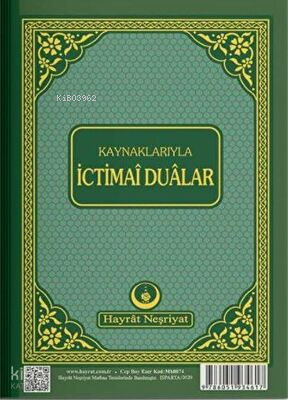 Kaynaklarıyla İctimai Dualar Çanta Boy