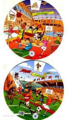 Kelime Çarkı - Spor (İngilizce, İspanyolca, Almanca, Fransızca, İtalyanca); Multilingual Vocabulary Wheels - Sports