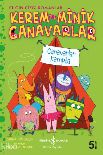 Kerem İle Minik Canavarlar ;Canavarlar Kampta - Kitapiks.com