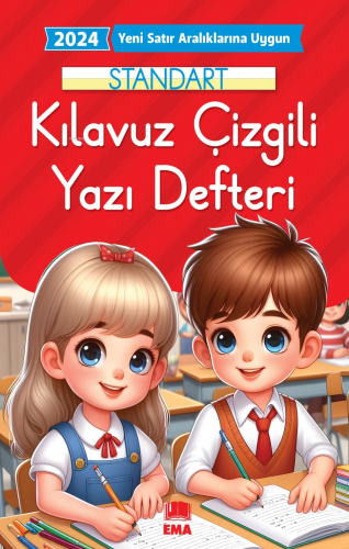 Kılavuz Çizgili Yazı Defteri; i Dik Temel Harflerle