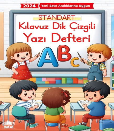 Kılavuz Dik Çizgili Yazı Defteri