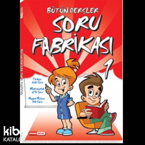 Kırmızı Beyaz Yayınları 1. Sınıf Bütün Dersler Soru Fabrikası Kırmızı Beyaz 