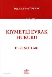 Kıymetli Evrak Hukuku