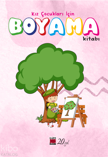Kız Çocukları için Boyama Kitabı - Kitapiks.com