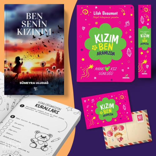 Kızım ve Ben - Ben Senin Kızınım ikili Set (Ayraç ve Kartpostal İlaveli)