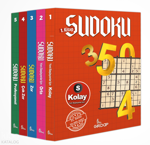 Kolaydan Zora Sudoku 5’li Set