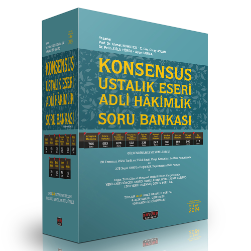 Konsensus Ustalık Eseri Adli Hakimlik Soru Bankası - Kitapiks.com