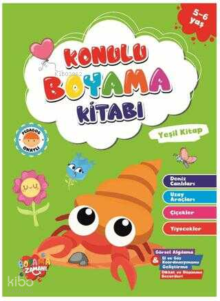 Konulu Boyama Serisi - Yeşil Kitap 5-6 Yaş