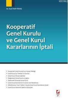 Kooperatif Genel Kurulu ve Genel Kurul Kararlarının İptali - Kitapiks.