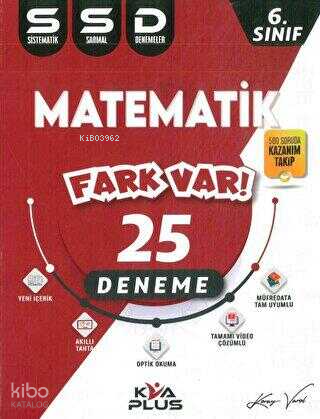 Koray Varol Akademi 6.Sınıf Matematik 25 Sistematik Sarmal Deneme