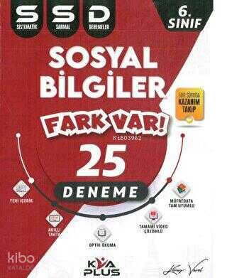 Koray Varol Akademi 6. Sınıf Sosyal Bilgiler Sistematik 25 Sarmal Deneme