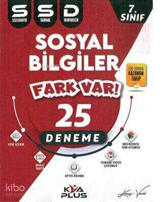 Koray Varol Akademi 7. Sınıf Sosyal Bilgiler Sistematik 25 Sarmal Deneme