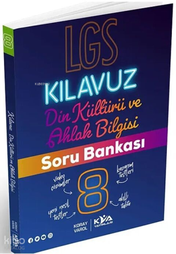 Koray Varol Akademi 8. Sınıf Kılavuz Serisi Din Kültürü Soru Bankası