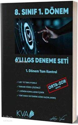 Koray Varol Akademi 8. Sınıf LGS 1. Dönem 6'lı Deneme Seti
