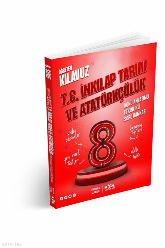 Koray Varol Akademi 8.Sınıf LGS İnkılap Tarihi Öğreten Kılavuz Konu Anlatımlı Etkinlikli Soru Bankası