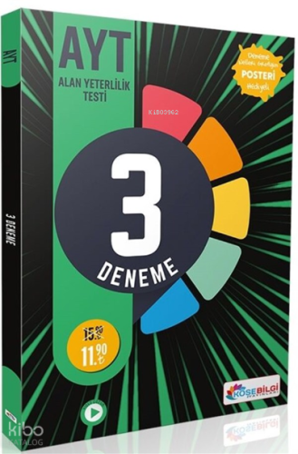 Köşebilgi Ayt 3  Fasikül Deneme Video Çözümlü