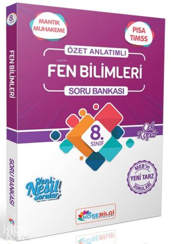 Köşebilgi Yayınları 8. Sınıf Fen Bilimleri Özet Anlatımlı Soru Bankası Köşebilgi