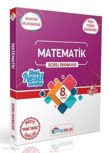 Köşebilgi Yayınları 8. Sınıf LGS Matematik Özet Bilgili Soru Bankası Köşebilgi
