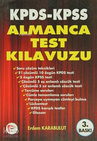 KPDS KPSS Almanca Test Kılavuzu