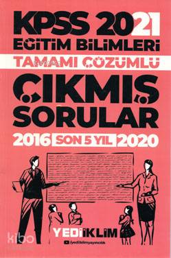 KPSS 2021 Eğitim Bilimleri Son 5 Yıl Çıkmış Sorular