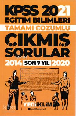 KPSS 2021 Eğitim Bilimleri Son 7 Yıl Çıkmış Sorular
