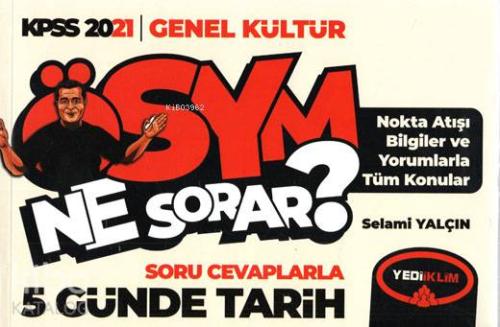 KPSS 2021 Genel Kültür Soru Cevaplarla 5 Günde Tarih