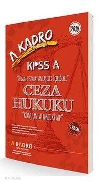 KPSS A Ceza Hukuku Konu Anlatımlı 2018