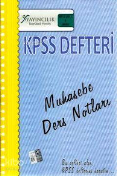 KPSS A Muhasebe Ders Notları 2013