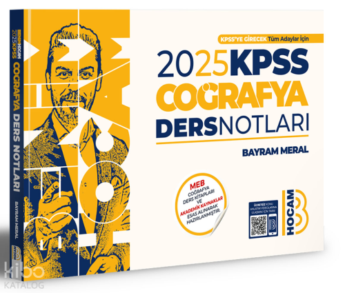 KPSS Coğrafya Ders Notları Benim Hocam Yayınları