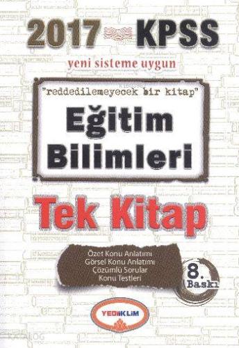 KPSS Eğitim Bilimleri Konu Anlatımlı Tek Kitap 2017