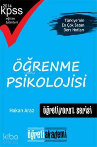 KPSS Eğitim Bilimleri Öğrenme Psikolojisi Öğretiyoruz Serisi Ders Notl