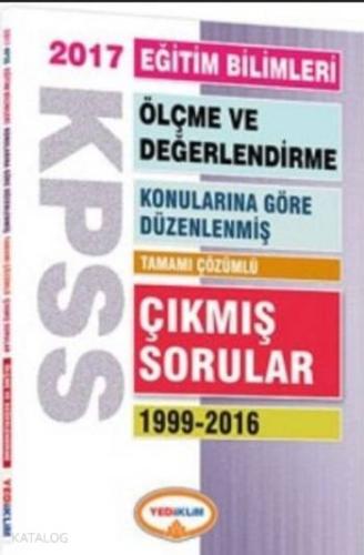 KPSS Eğitim Bilimleri Ölçme ve Değerlendirme 2017; Konularına Göre Düz