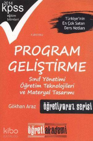 KPSS Eğitim Bilimleri Program Geliştirme Öğretiyoruz Serisi