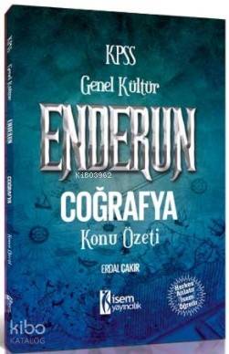 KPSS Enderun Coğrafya Konu Özeti 2018