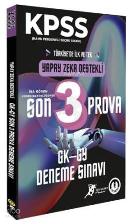 KPSS Genel Kültür Genel Yetenek Yapay Zeka Destekli Son 3 Prova