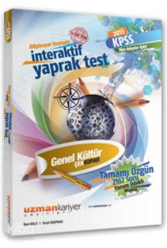 KPSS Genel Kültür İnteraktif (Çek Kopar) Testleri 2013