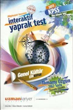KPSS Genel Kültür İnteraktif Yaprak Test 2013