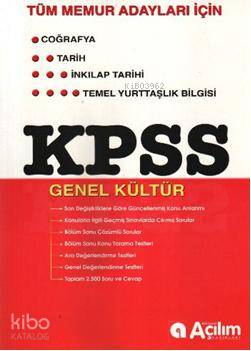 KPSS Genel Kültür; Konu Anlatımlı