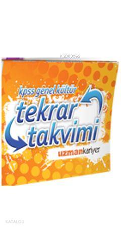 KPSS Genel Kültür Tekrar Takvimi
