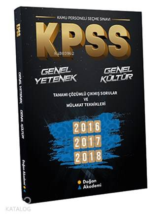 KPSS Genel Yetenek Genel Kültür Türü: Eğitim Yayınları/Sınavlara Hazır