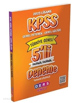 KPSS GKGY Lisans 5 'Li Fasikül Fasikül Deneme Sınavı