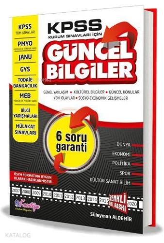 Kpss Kurum Sınavları İçin Güncel Bilgiler 2014