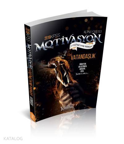 KPSS Motivasyon Vatandaşlık Çözümlü Soru Bankası 2018