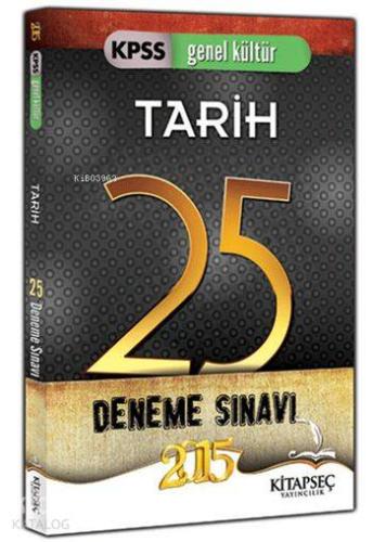 KPSS Tarih 25 Deneme Sınavı 2015