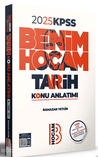 KPSS Tarih Konu Anlatımı Benim Hocam Yayınları