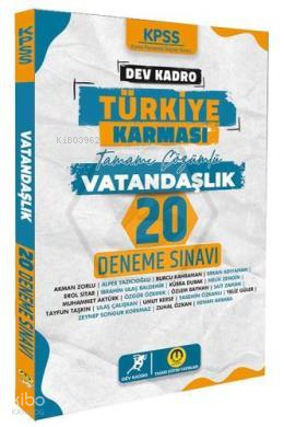 KPSS Vatandaşlık Dev Kadro Türkiye Karması 20 Deneme