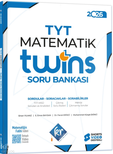 KR Akademi 2026 TYT Twins Matematik Soru Bankası