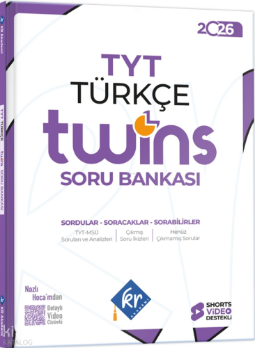 KR Akademi  2026 TYT Twins Türkçe Soru Bankası